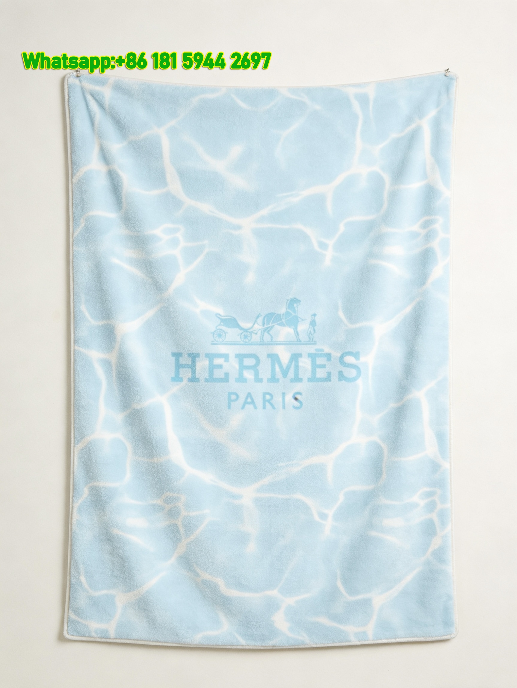 Hermes Modern Black White Abstract Flannel Throw Blanket IMG_5296